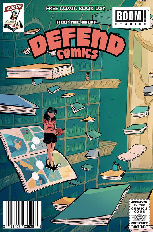 COMIC BOOK LEGAL DEFENSE FUND Comics FCBD 2020 CBLDF & BOOM DEFEND COMICS