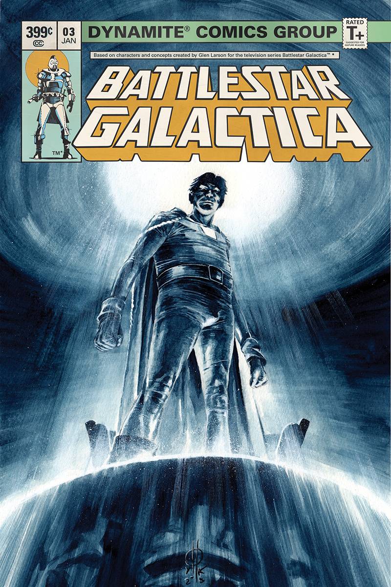 D. E. dynamite BATTLESTAR GALACTICA CLASSIC #3 CVR A RUDY