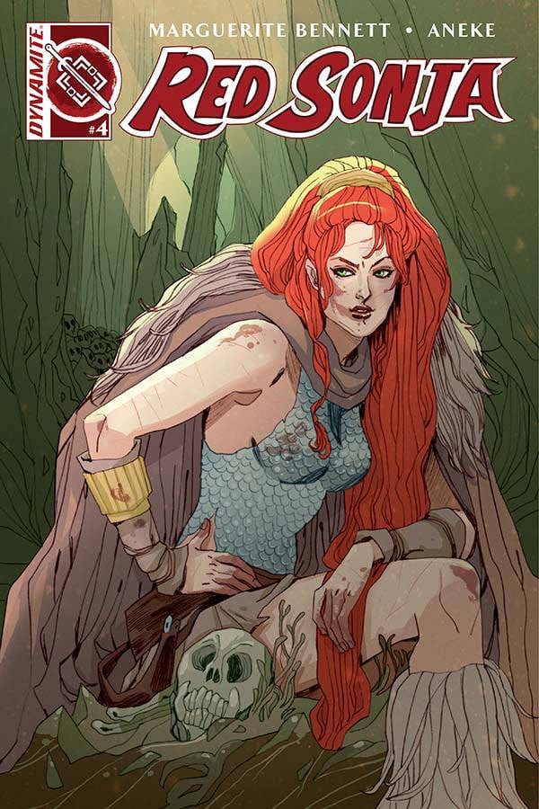 D. E. Dynamite RED SONJA VOL 3 #4 CVR A SAUVAGE