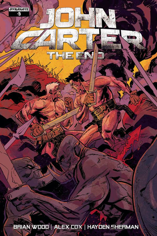 D. E. JOHN CARTER THE END #5 CVR A BROWN
