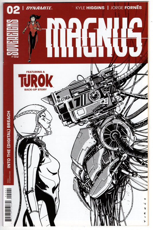 D. E. MAGNUS #2 CVR D 20 COPY FORNES B&W VARIANT