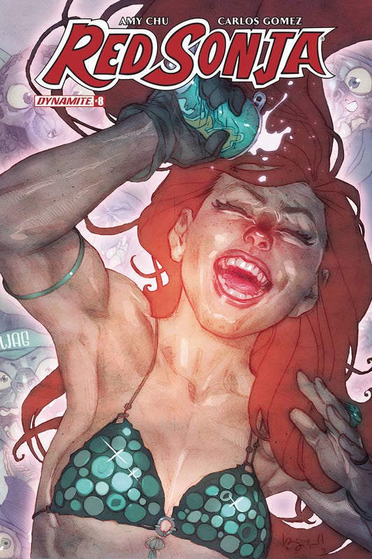 D. E. RED SONJA #8 CVR B CALDWELL