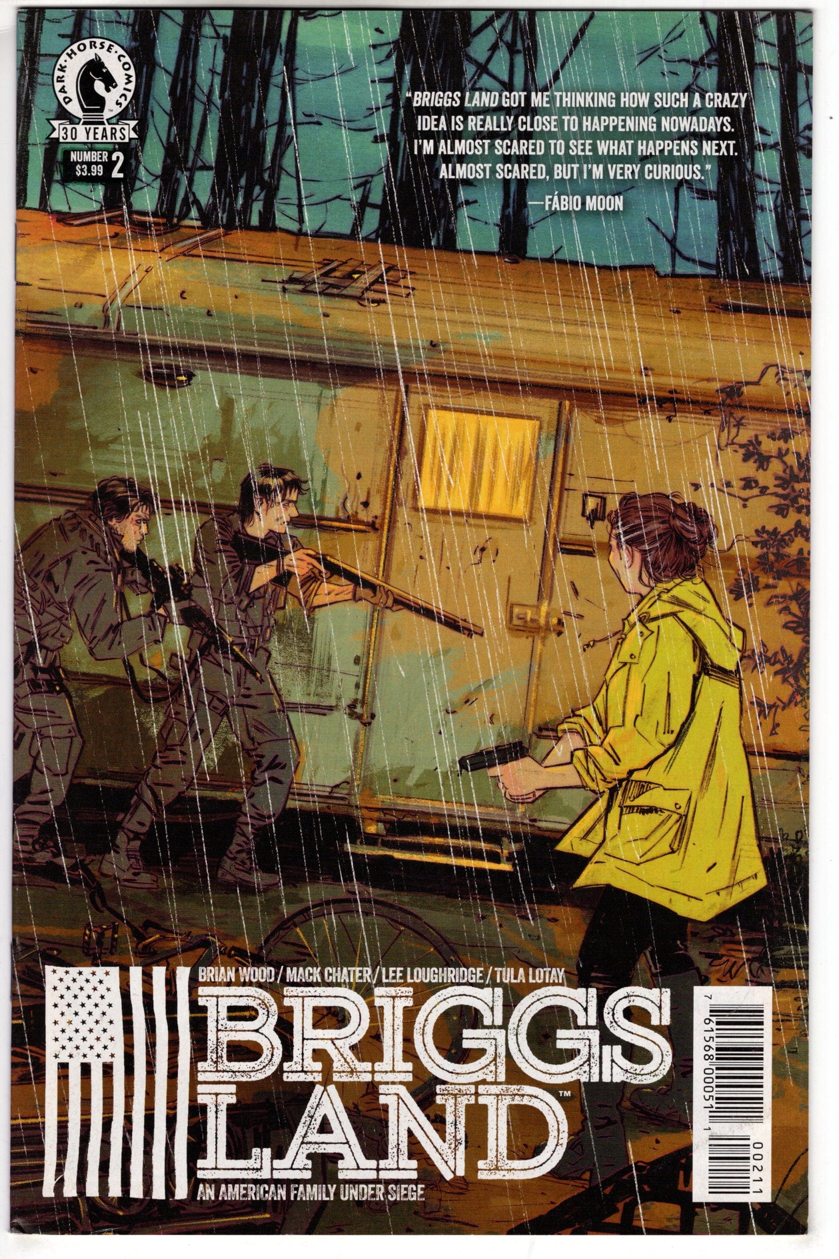 DARK HORSE COMICS BRIGGS LAND #2 VG