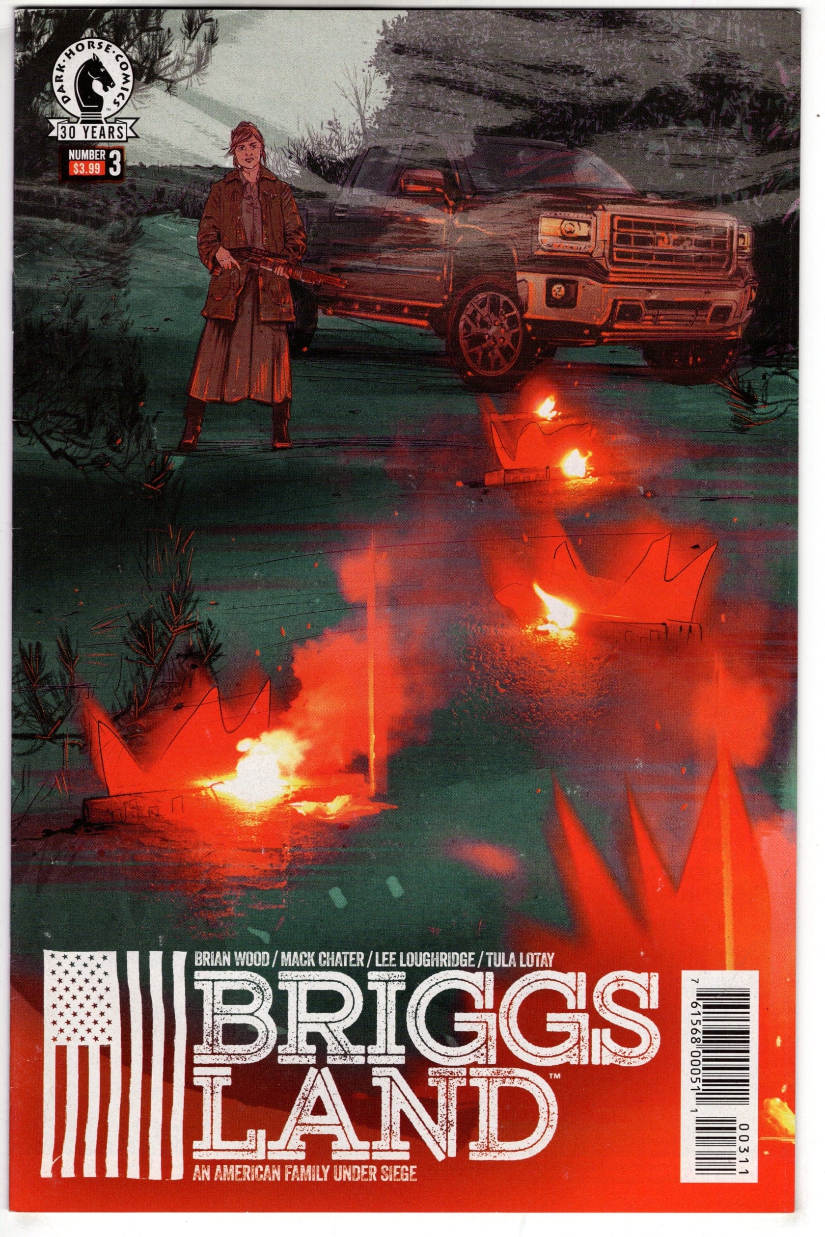 DARK HORSE COMICS BRIGGS LAND #3 FN