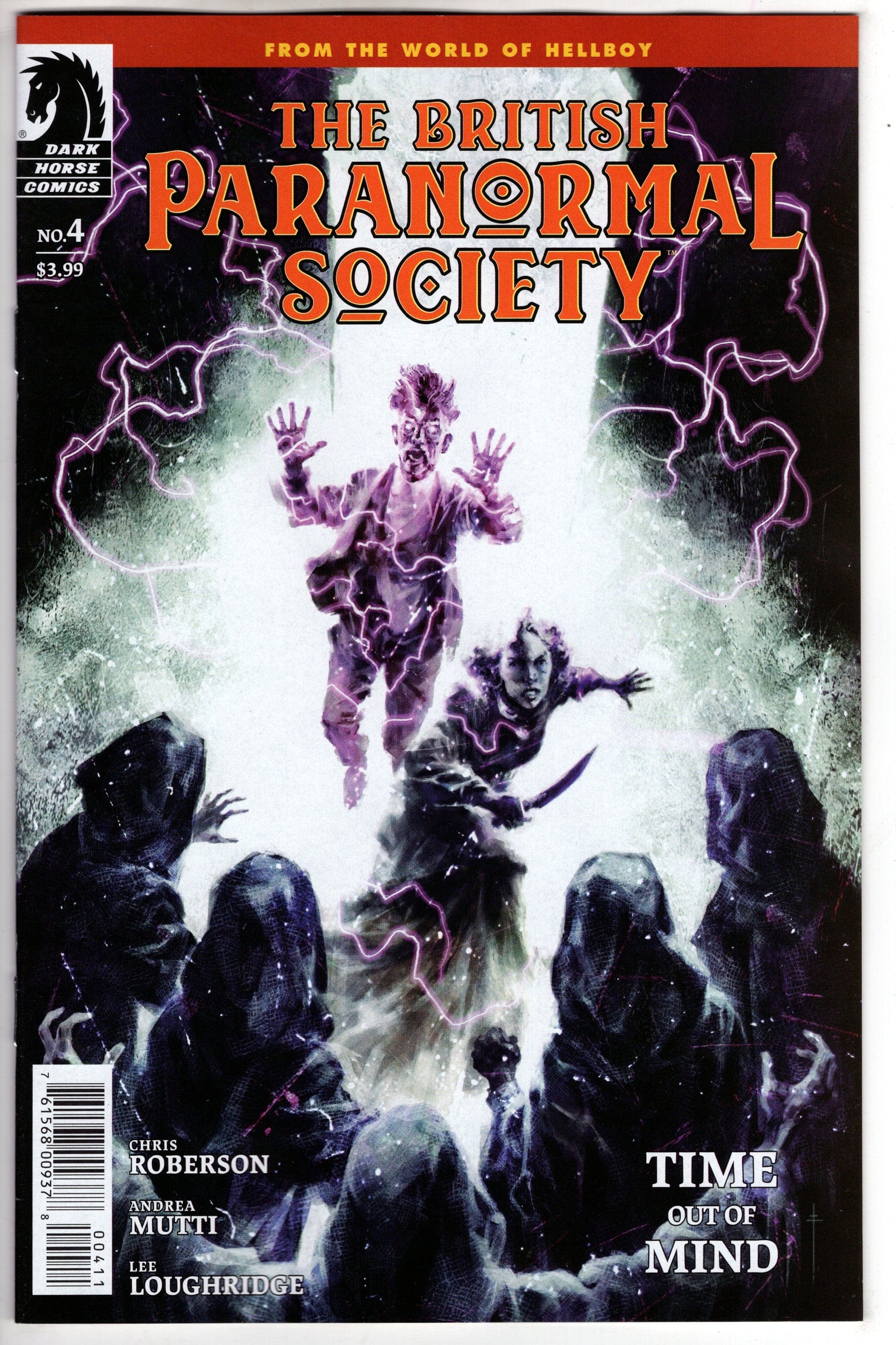 DARK HORSE COMICS COMIC BOOK BRITISH PARANORMAL SOCIETY TIME OUT OF MIND #4 (OF 4)
