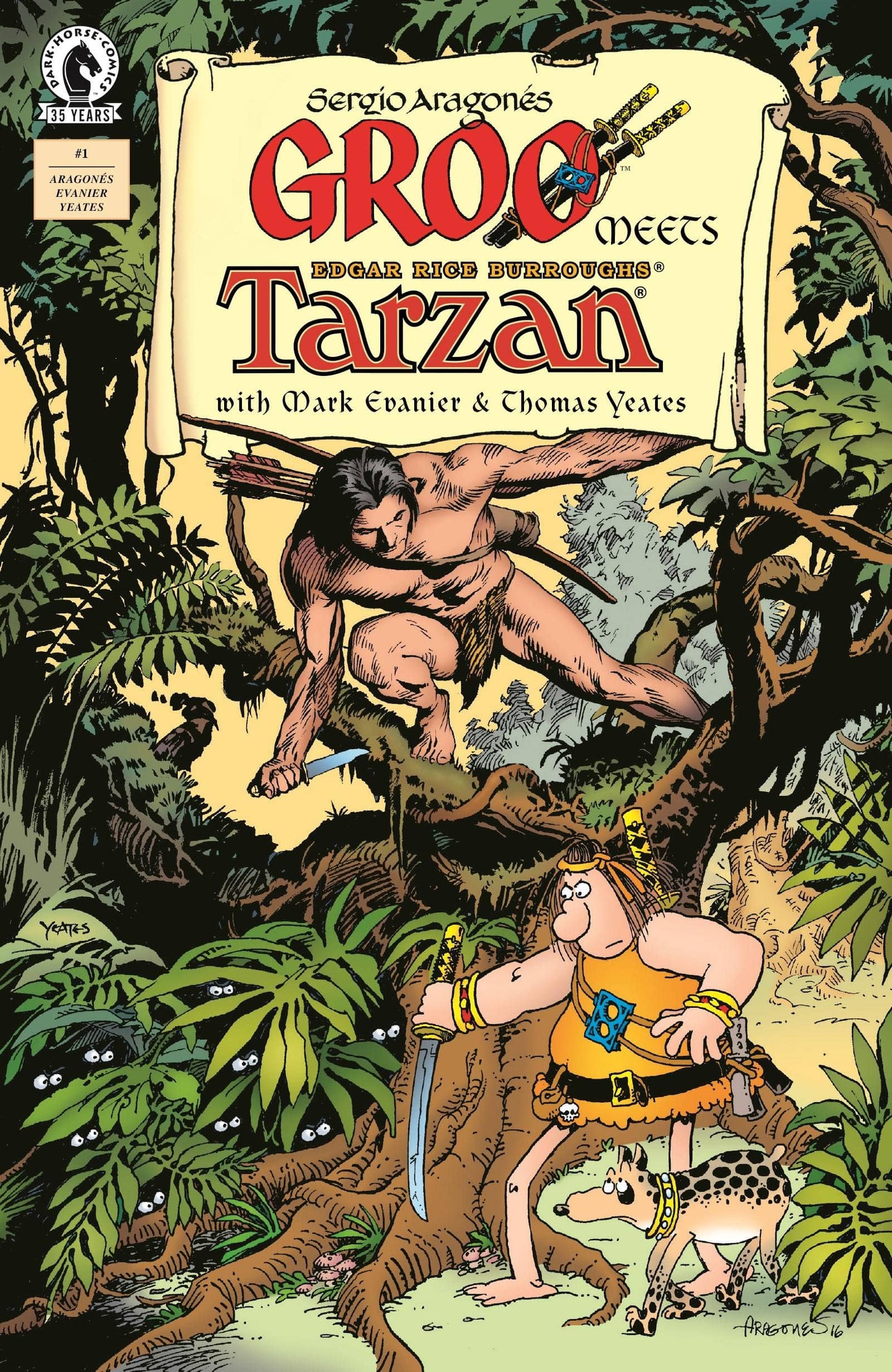 DARK HORSE COMICS COMIC BOOK GROO MEETS TARZAN #1 (OF 4)