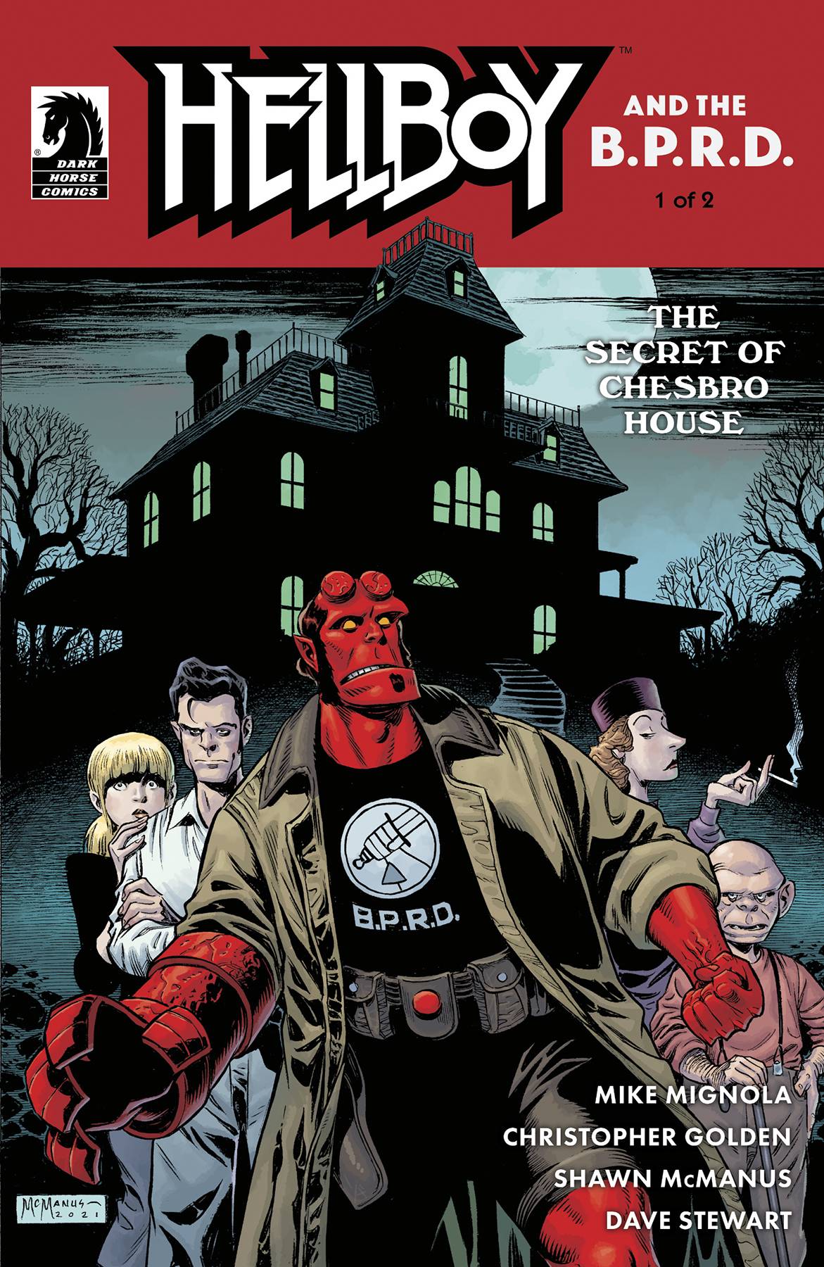 DARK HORSE COMICS COMIC BOOK HELLBOY & BPRD SECRET OF CHESBRO HOUSE #1 (OF 2) CVR A MCMAN