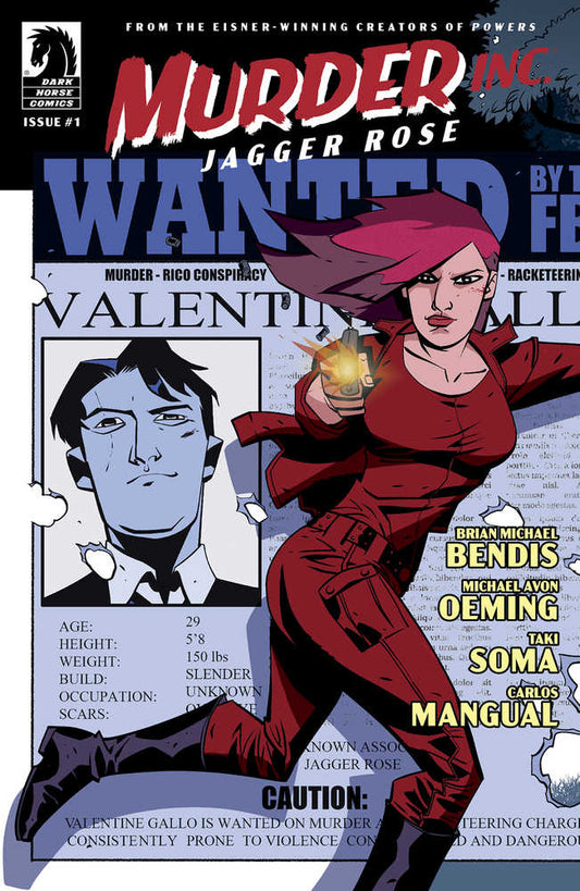 DARK HORSE COMICS COMIC BOOK Murder Inc Jagger Rose #1 (Of 6)