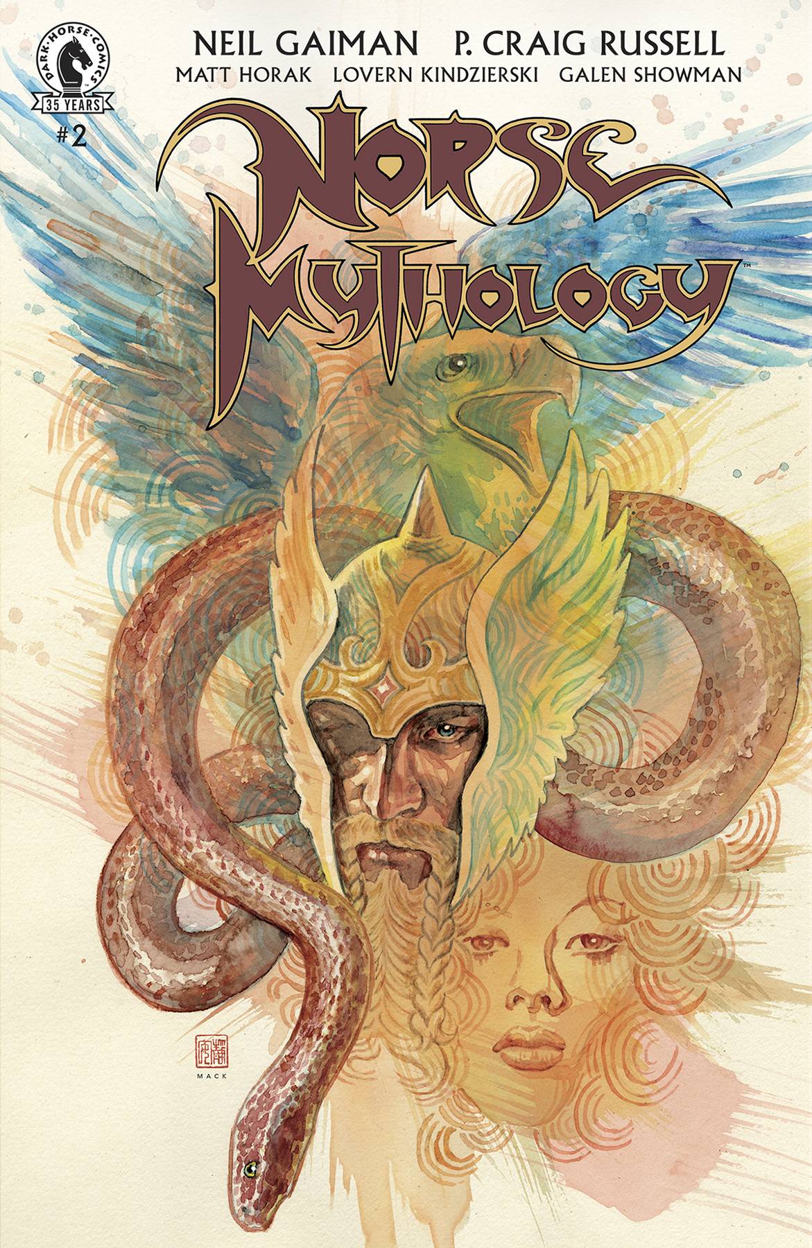 DARK HORSE COMICS COMIC BOOK NORSE MYTHOLOGY II #2 (OF 6) CVR B MACK (MR)