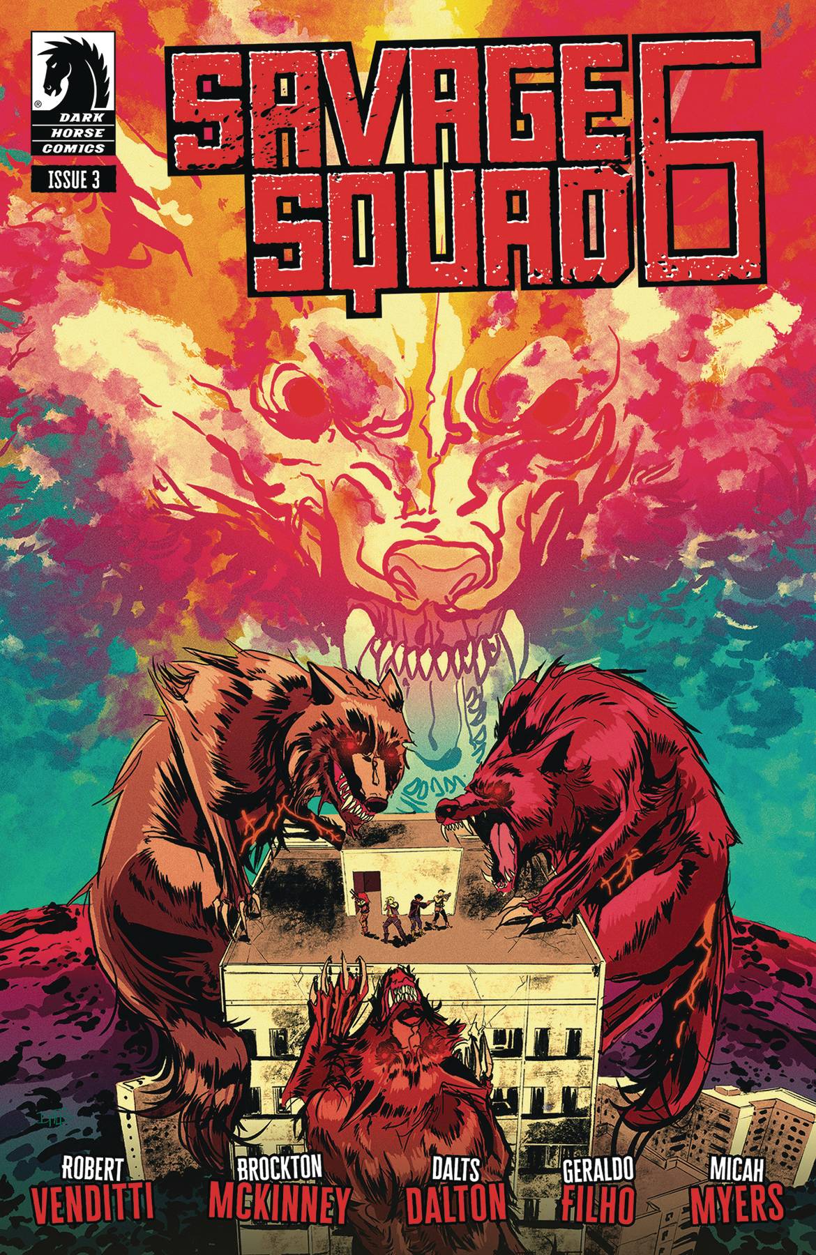 DARK HORSE COMICS COMIC BOOK SAVAGE SQUAD 6 #3