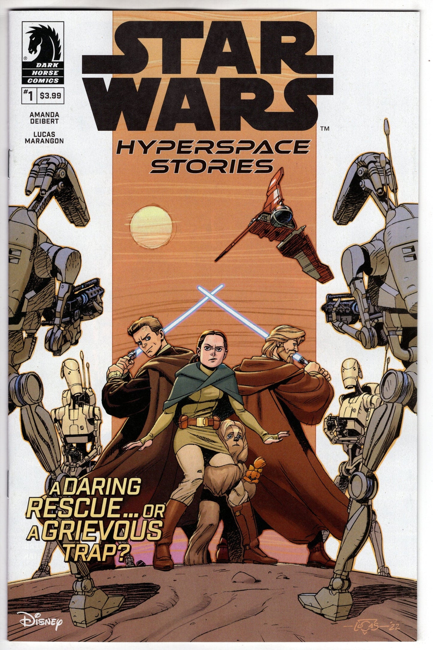 DARK HORSE COMICS COMIC BOOK STAR WARS HYPERSPACE STORIES #1 (OF 12) CVR A MARANGON