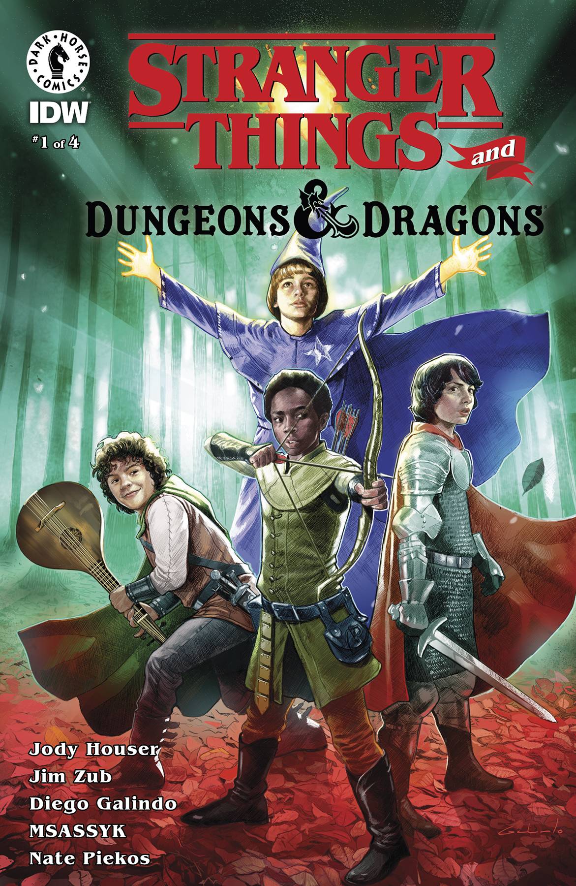 DARK HORSE COMICS COMIC BOOK STRANGER THINGS D&D CROSSOVER #1 CVR C GALINDO
