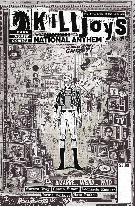 DARK HORSE COMICS COMIC BOOK TRUE LIVES FABULOUS KILLJOYS NATIONAL ANTHEM #1 CVR C RENTLE