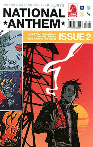 DARK HORSE COMICS COMIC BOOK TRUE LIVES FABULOUS KILLJOYS NATIONAL ANTHEM #2 CVR B CLOONA NM