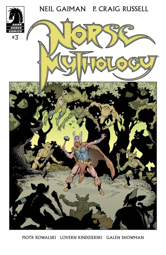 DARK HORSE COMICS COMIC BOOK VF+ NEIL GAIMAN NORSE MYTHOLOGY #3 CVR A RUSSELL