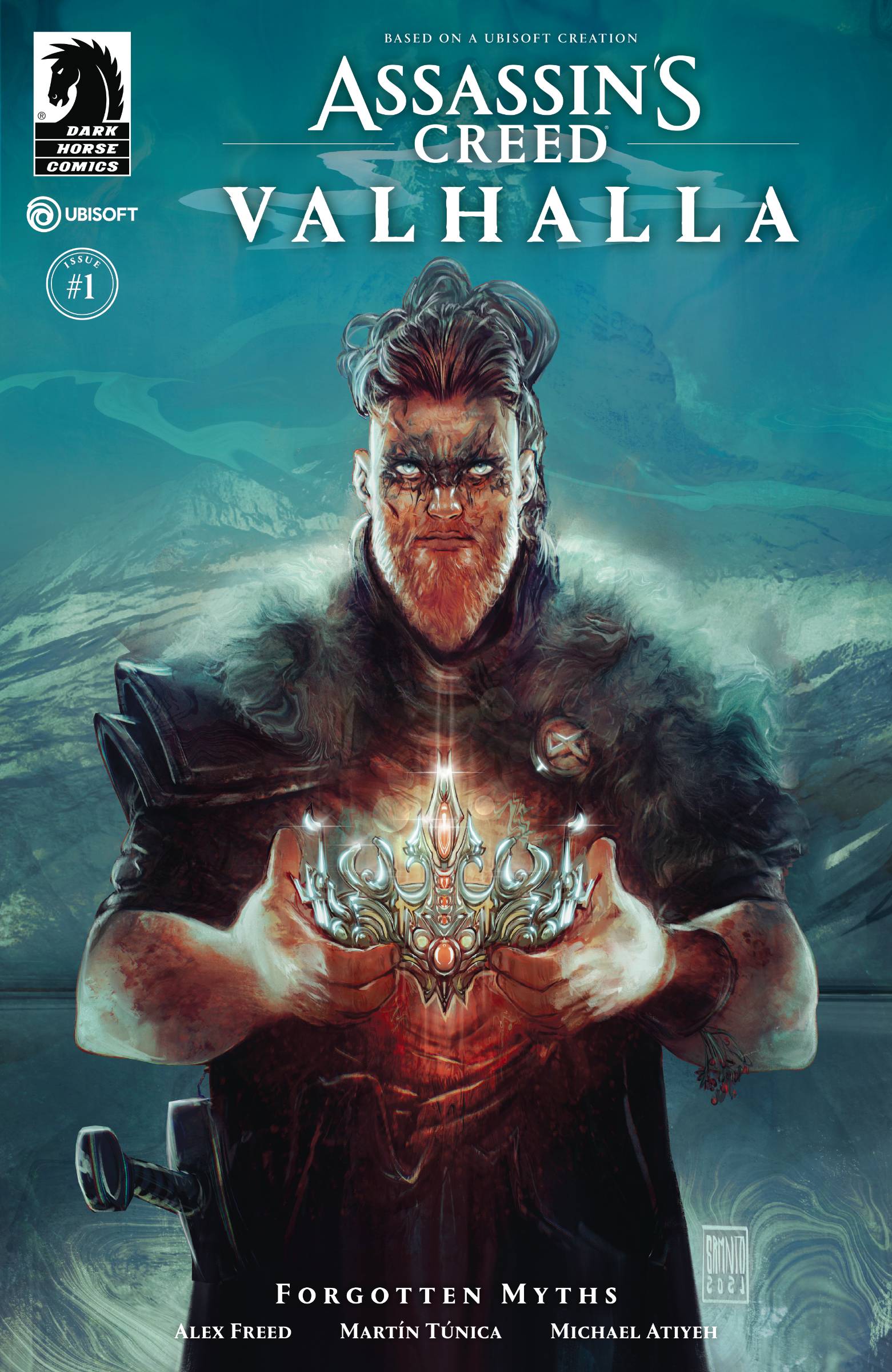 DARK HORSE COMICS COMIC BOOK VF/NM ASSASSINS CREED VALHALLA FORGOTTEN MYTHS #1 (OF 3)
