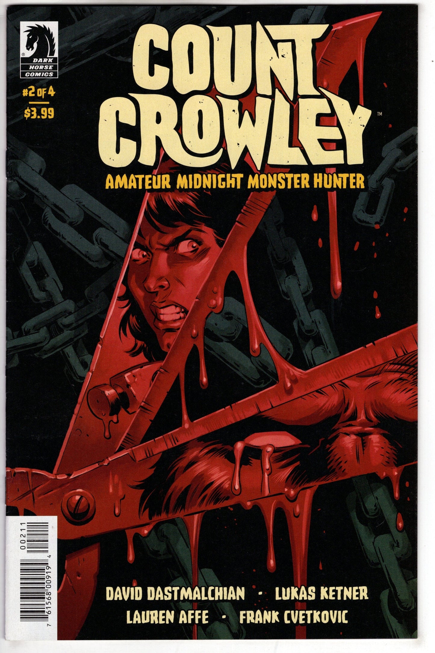DARK HORSE COMICS COMIC BOOK VF/NM COUNT CROWLEY AMATEUR MIDNIGHT MONSTER HUNTER #2 (OF 4)