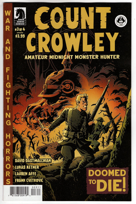DARK HORSE COMICS COMIC BOOK VF/NM COUNT CROWLEY AMATEUR MIDNIGHT MONSTER HUNTER #3 (OF 4)