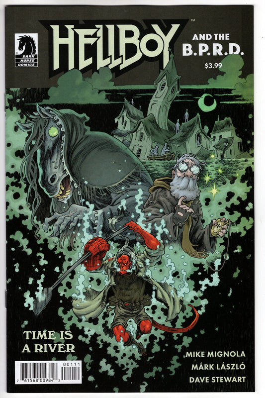 DARK HORSE COMICS COMIC BOOK VF/NM HELLBOY & BPRD TIME IS A RIVER ONE-SHOT CVR A LASZLO