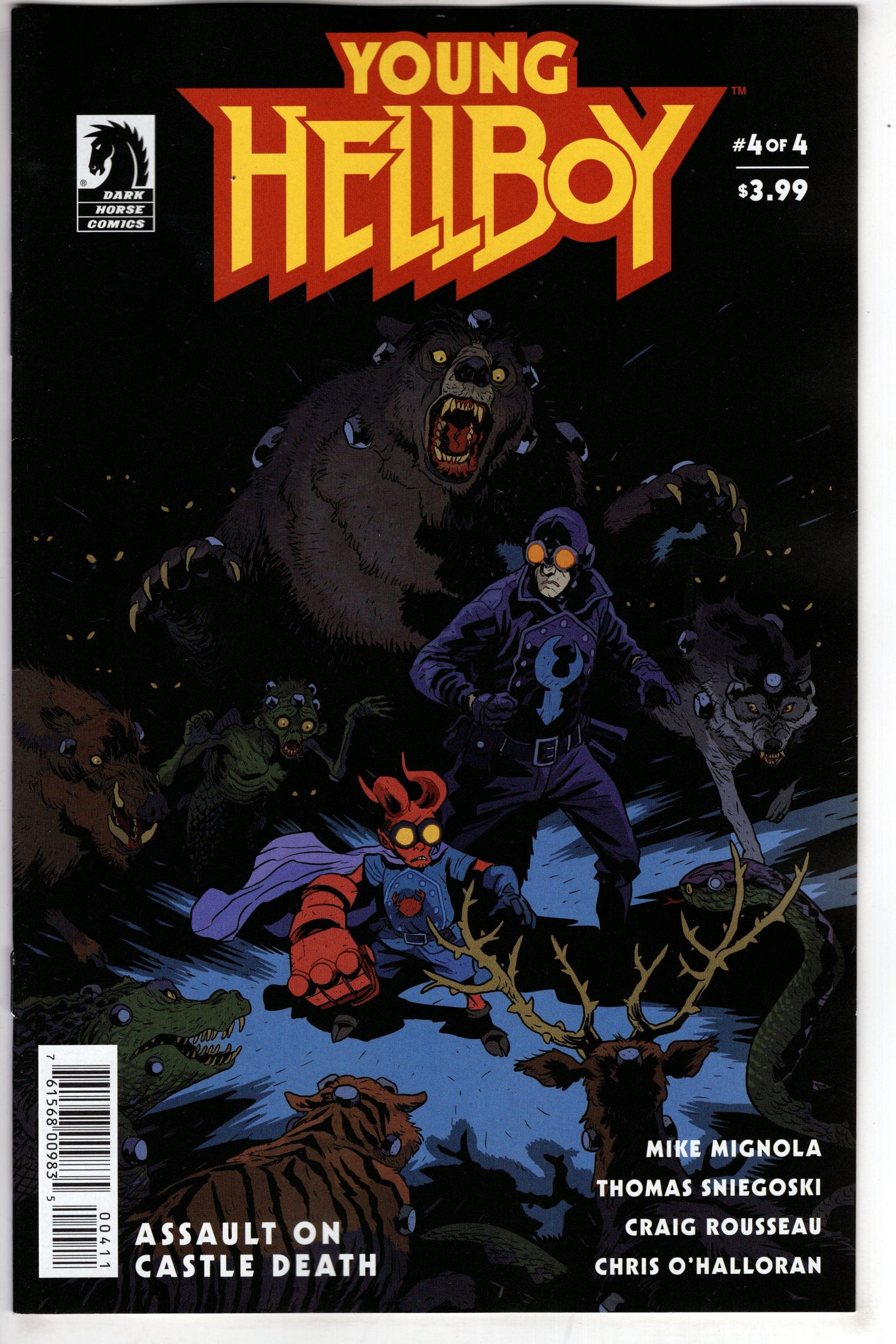DARK HORSE COMICS COMIC BOOK Young Hellboy Assault On Castle Death #4 (Of 4) Cover A Smith
