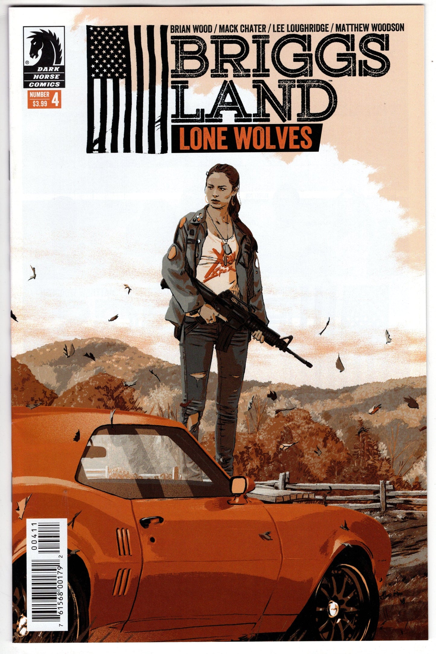 DARK HORSE COMICS DARK HORSE COMICS VF/NM BRIGGS LAND LONE WOLVES #4 (OF 6) MAIN