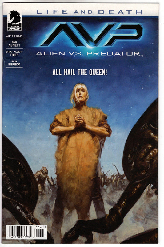 DARK HORSE COMICS VF/NM ALIENS VS PREDATOR LIFE AND DEATH #4