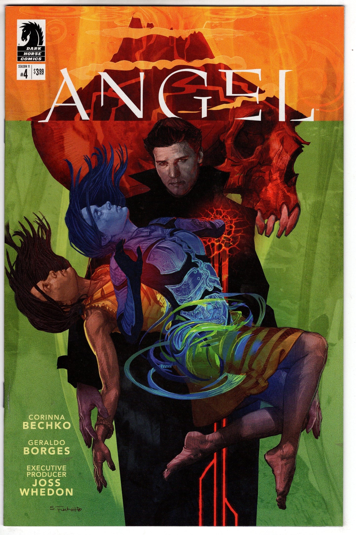 DARK HORSE COMICS VF/NM ANGEL SEASON 11 #4 MAIN FISCHER CVR