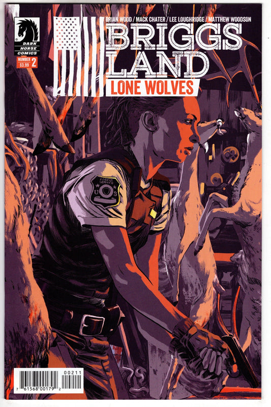 DARK HORSE COMICS VF/NM BRIGGS LAND LONE WOLVES #2