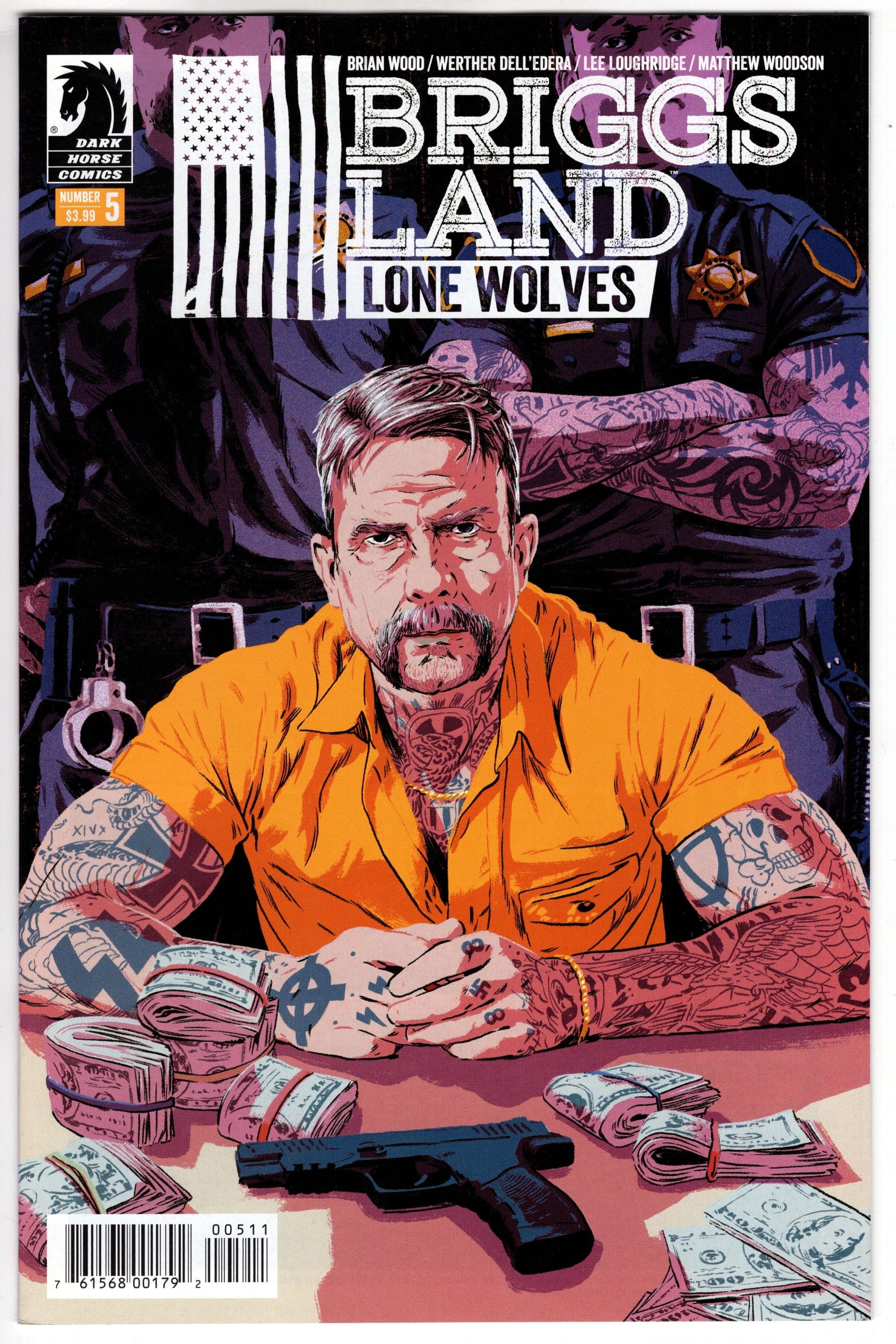 DARK HORSE COMICS VF/NM BRIGGS LAND LONE WOLVES #5 (OF 6) MAIN