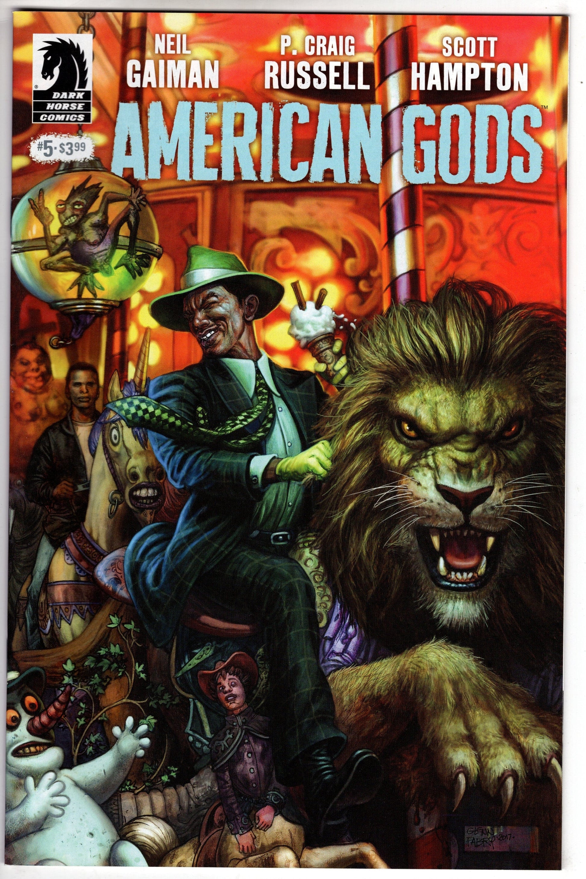 DARK HORSE COMICS VF/NM NEIL GAIMAN AMERICAN GODS SHADOWS #5 (MR)