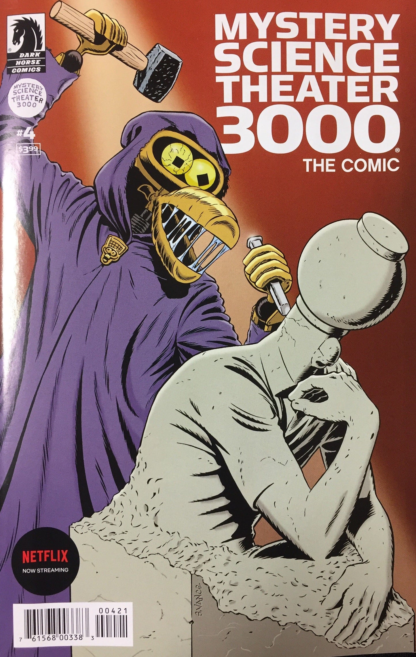 Dark Horse dark horse MYSTERY SCIENCE THEATER 3000 #4 CVR B VANCE