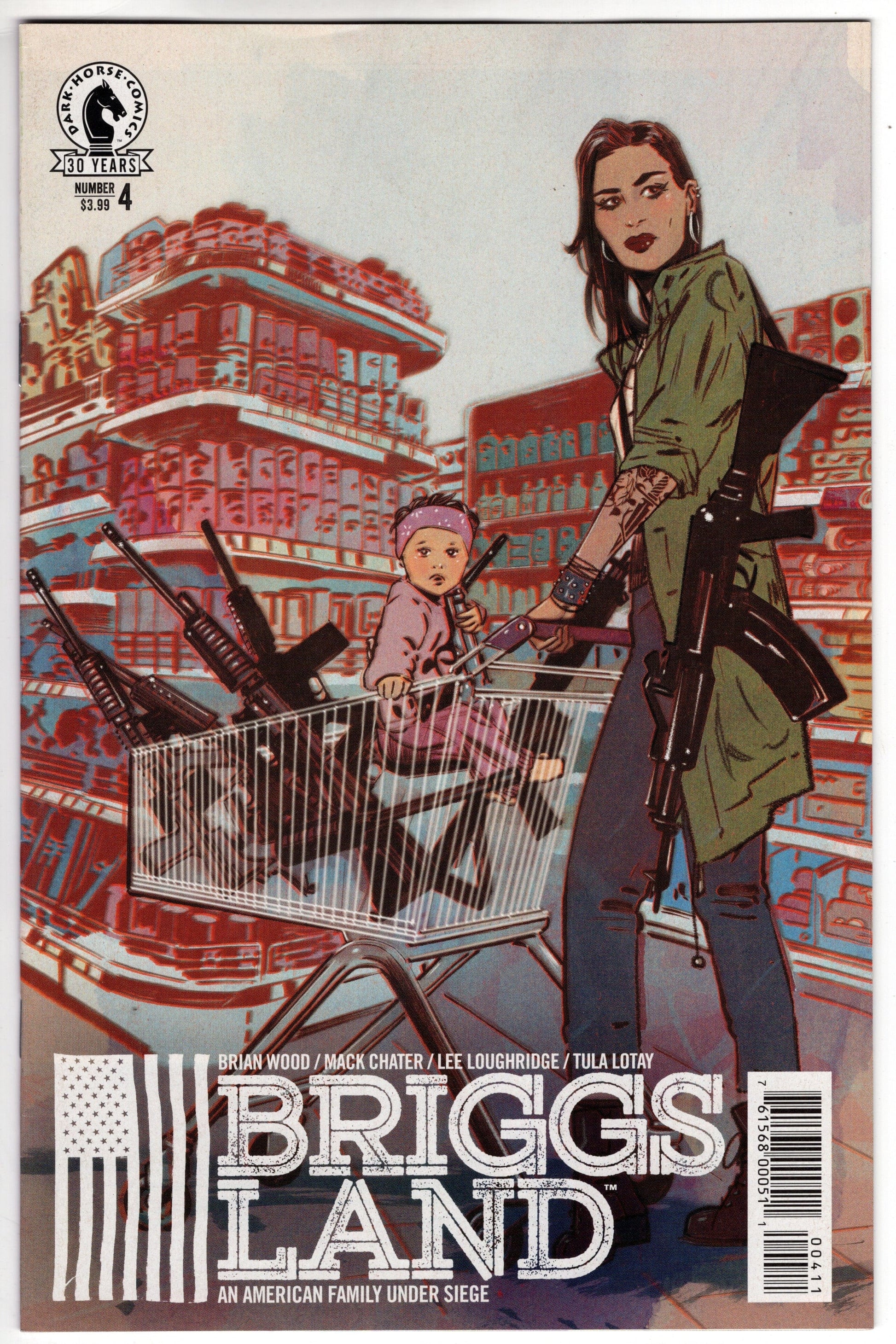 DARK HORSE VF/NM BRIGGS LAND #4