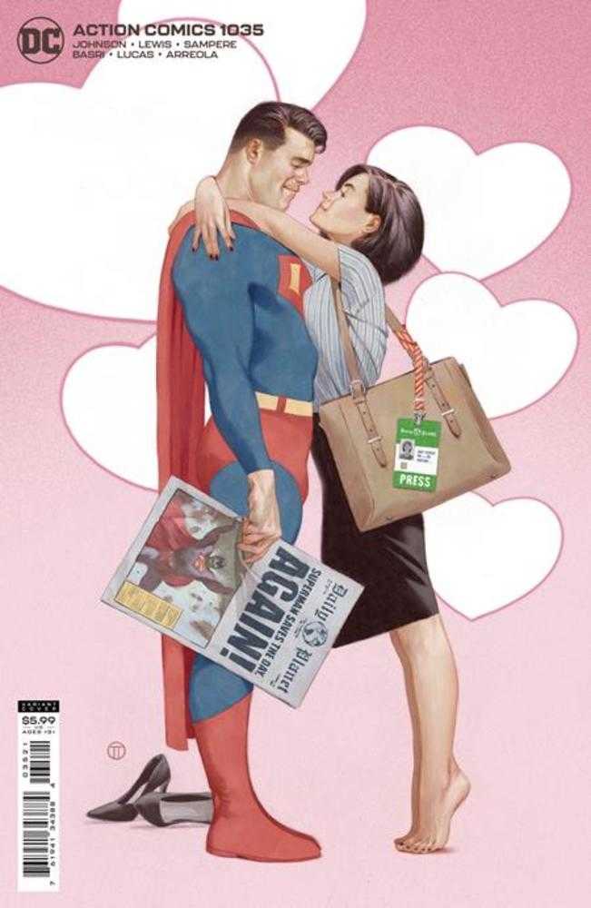 DC Comics COMIC BOOK Action Comics #1035 Cover B Julian Totino Tedesco Card Stock Variant
