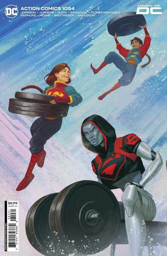 DC Comics COMIC BOOK Action Comics #1054 Cover C David Talaski Super-Workout Connecting Card Stock Variant (1 Of 4)