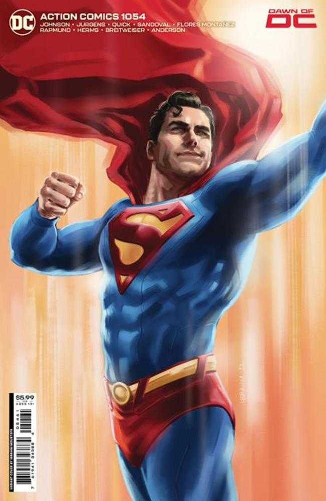 DC Comics COMIC BOOK Action Comics #1054 Cover D Ibrahim Moustafa Superman Card Stock Variant