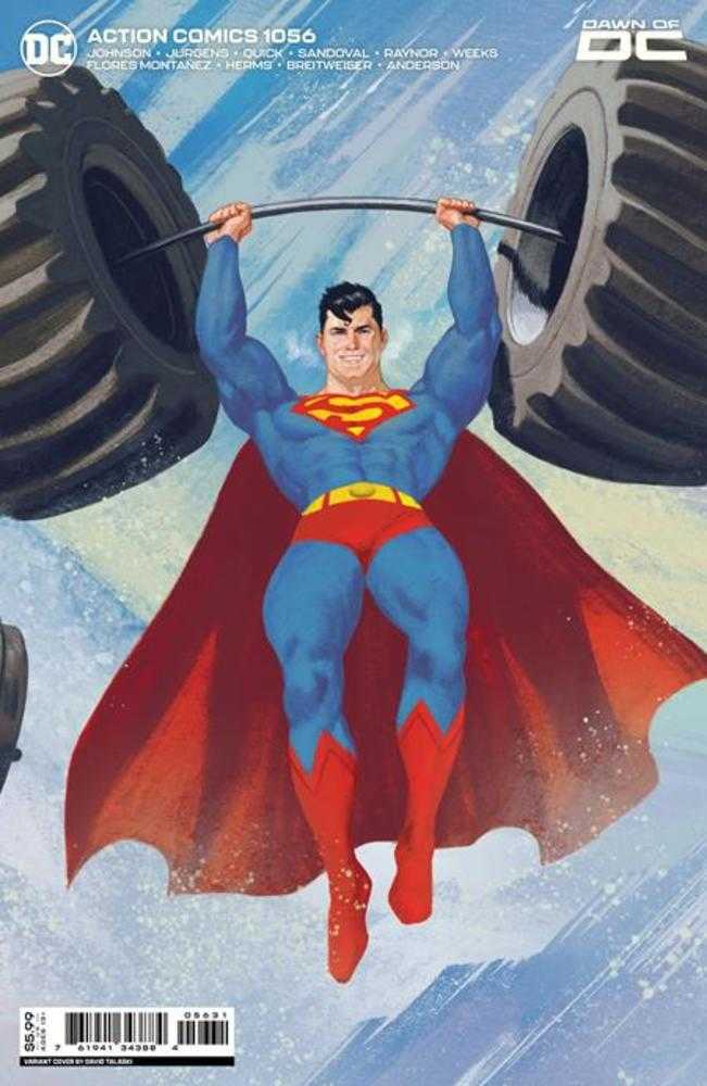 DC Comics COMIC BOOK Action Comics #1056 Cover C David Talaski Card Stock Variant