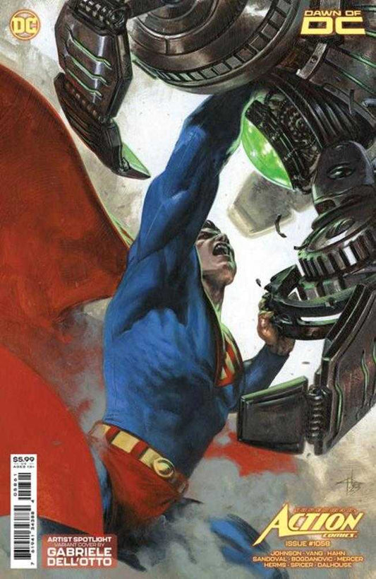DC Comics COMIC BOOK Action Comics #1058 Cover D Gabriele Dell Otto Artist Spotlight Card Stock Variant