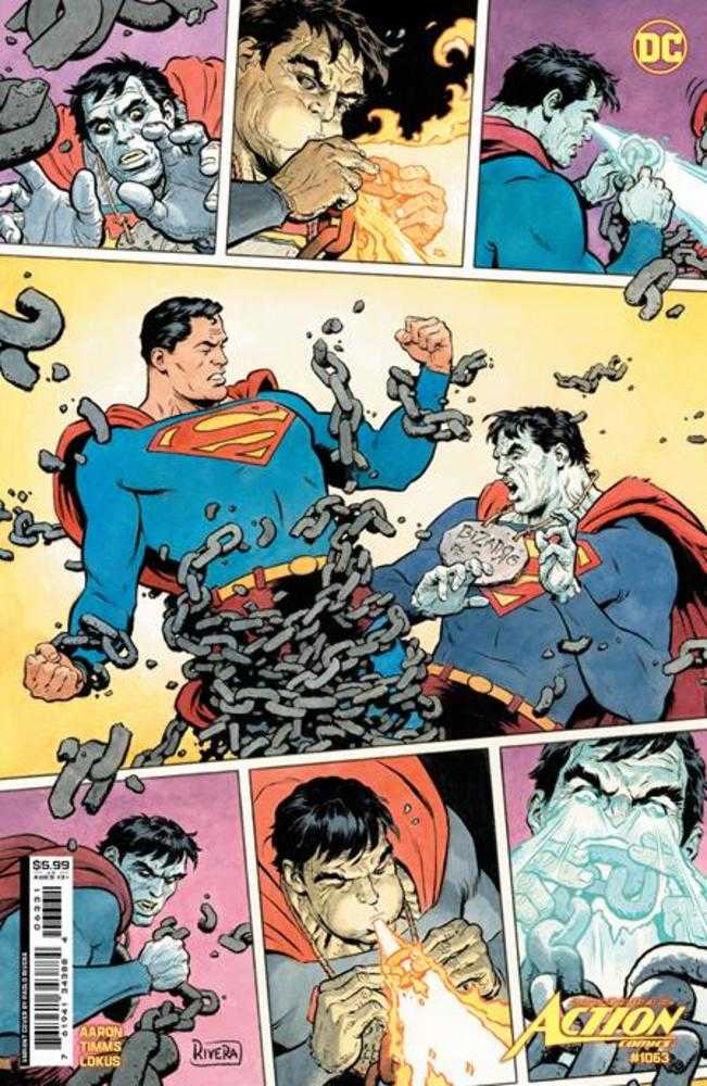 DC Comics COMIC BOOK Action Comics #1063 Cover C Paolo Rivera Card Stock Variant