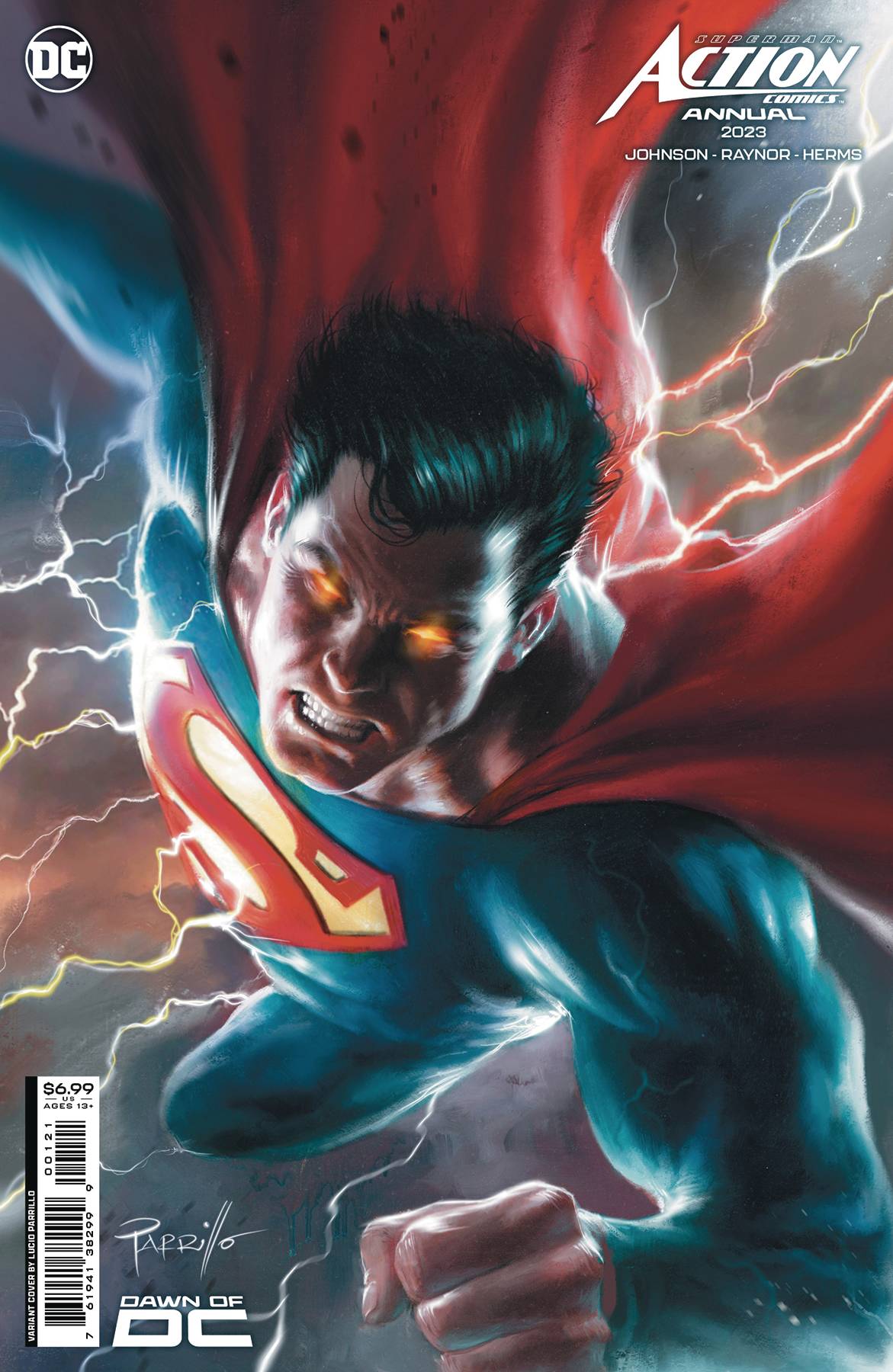 DC COMICS COMIC BOOK ACTION COMICS 2023 ANNUAL #1 OS CVR B LUCIO PARRILLO CSV