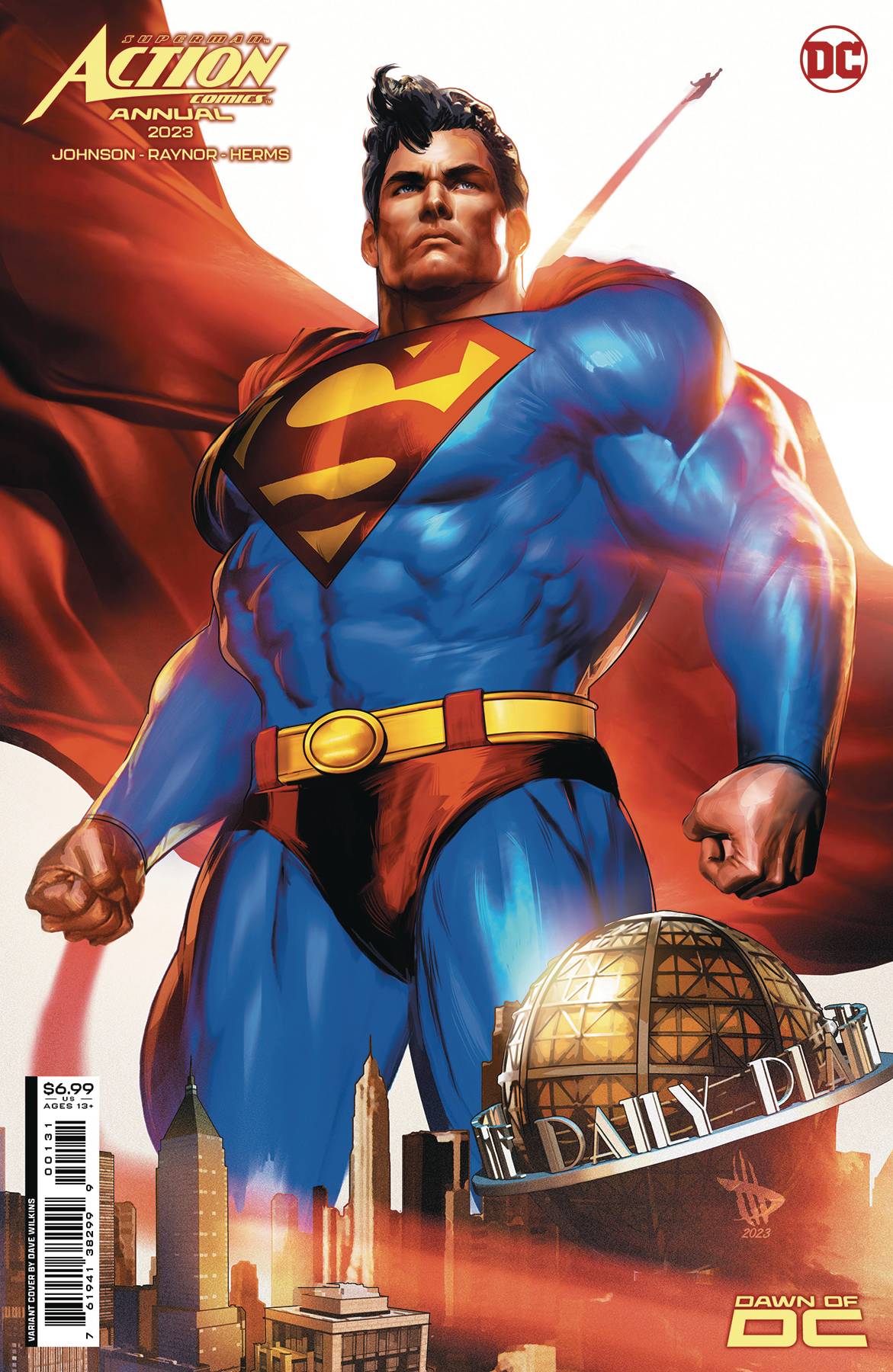 DC COMICS COMIC BOOK ACTION COMICS 2023 ANNUAL #1 OS CVR C DAVE WILKINS CSV