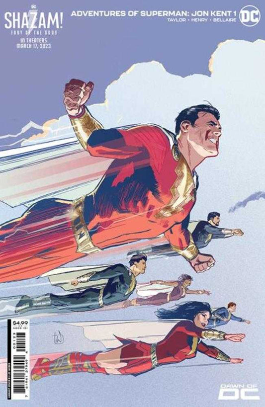 DC Comics COMIC BOOK Adventures Of Superman Jon Kent #1 (Of 6) Cover H Lee Weeks Shazam Fury Of The Gods Movie Card Stock Variant