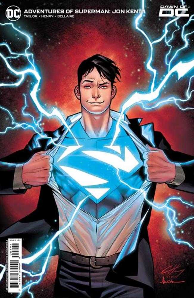 DC Comics COMIC BOOK Adventures Of Superman Jon Kent #1 (Of 6) Cover J 1 in 50 Clayton Henry Foil Variant