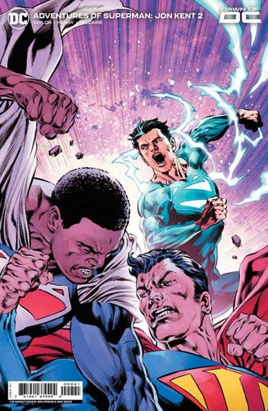 DC Comics COMIC BOOK Adventures Of Superman Jon Kent #2 (Of 6) Cover E 1 in 25 Mike Perkins Card Stock Variant