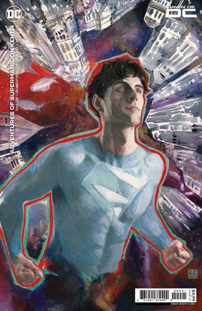 DC Comics COMIC BOOK Adventures Of Superman Jon Kent #4 (Of 6) Cover B Zu Orzu Card Stock Variant