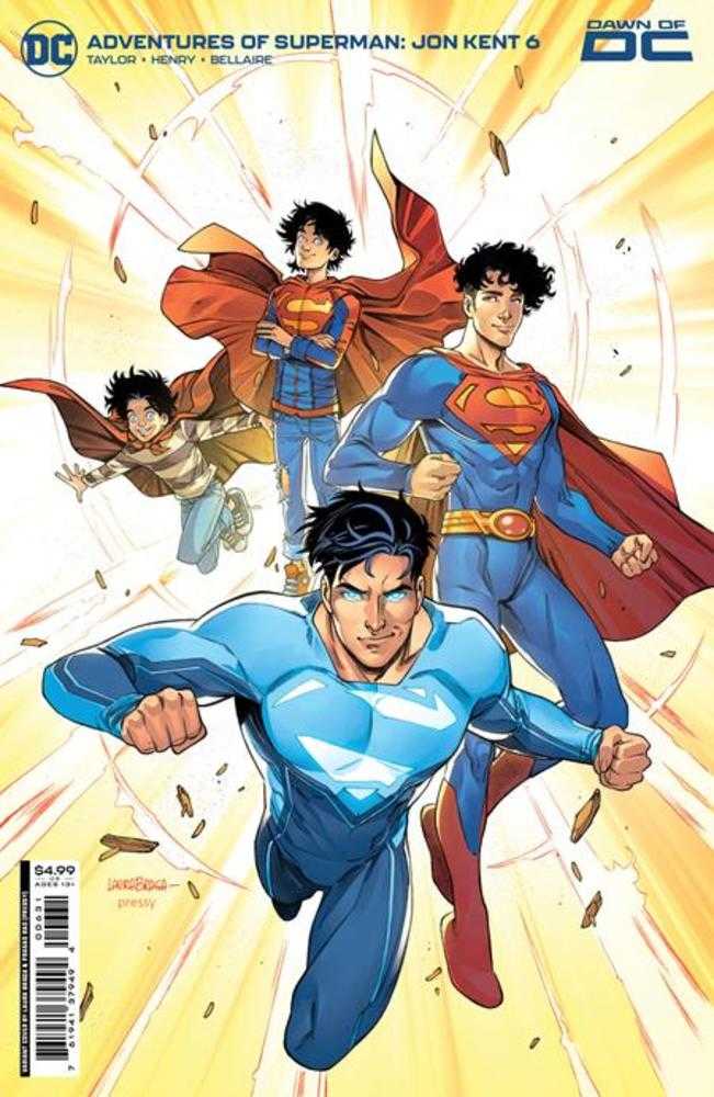 DC Comics COMIC BOOK Adventures Of Superman Jon Kent #6 (Of 6) Cover C Laura Braga Card Stock Variant