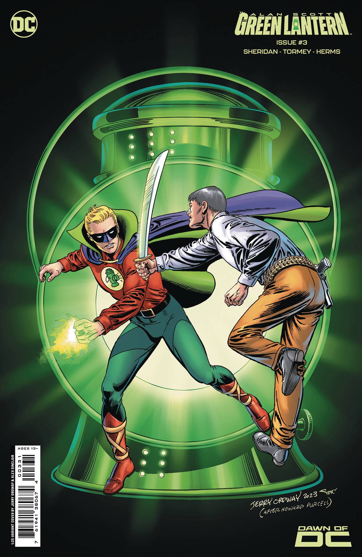 DC COMICS COMIC BOOK ALAN SCOTT GREEN LANTERN #3 (OF 6) CVR C INC 1:25 ORDWAY
