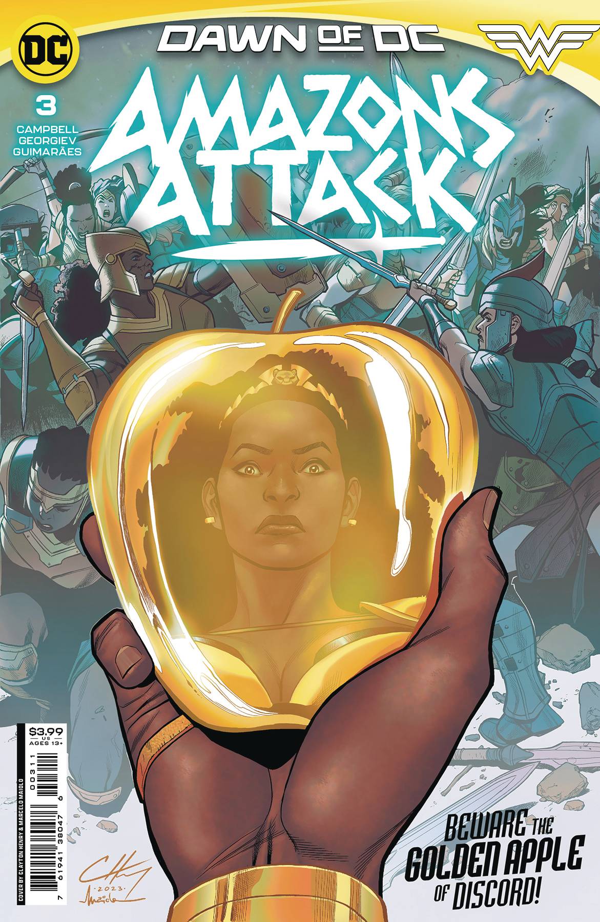 DC COMICS COMIC BOOK AMAZONS ATTACK #3 CVR A CLAYTON HENRY