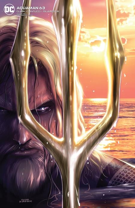 DC COMICS comic book AQUAMAN #63 TYLER KIRKHAM VAR ED