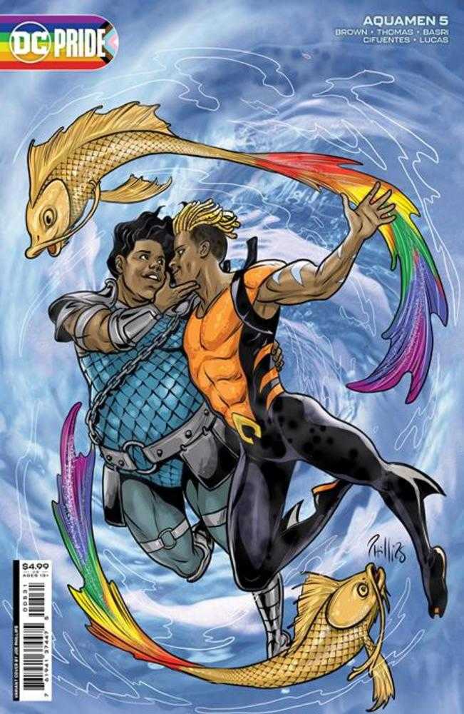 DC Comics COMIC BOOK Aquamen #5 Cover C Joe Phillips Pride Month Card Stock Variant