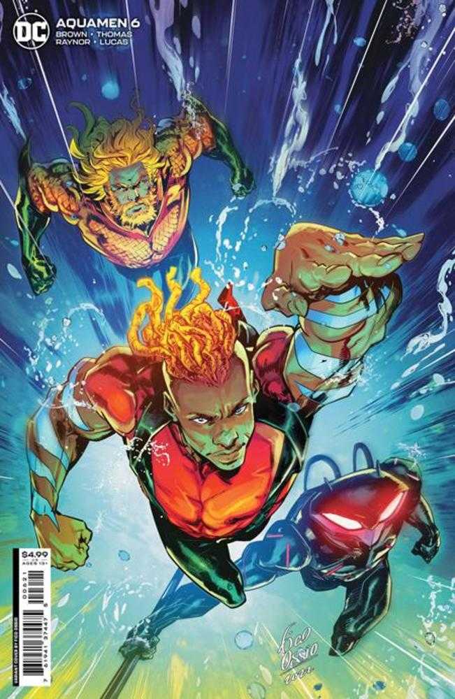 DC Comics COMIC BOOK Aquamen #6 Cover B Fico Ossio Card Stock Variant (Dark Crisis)